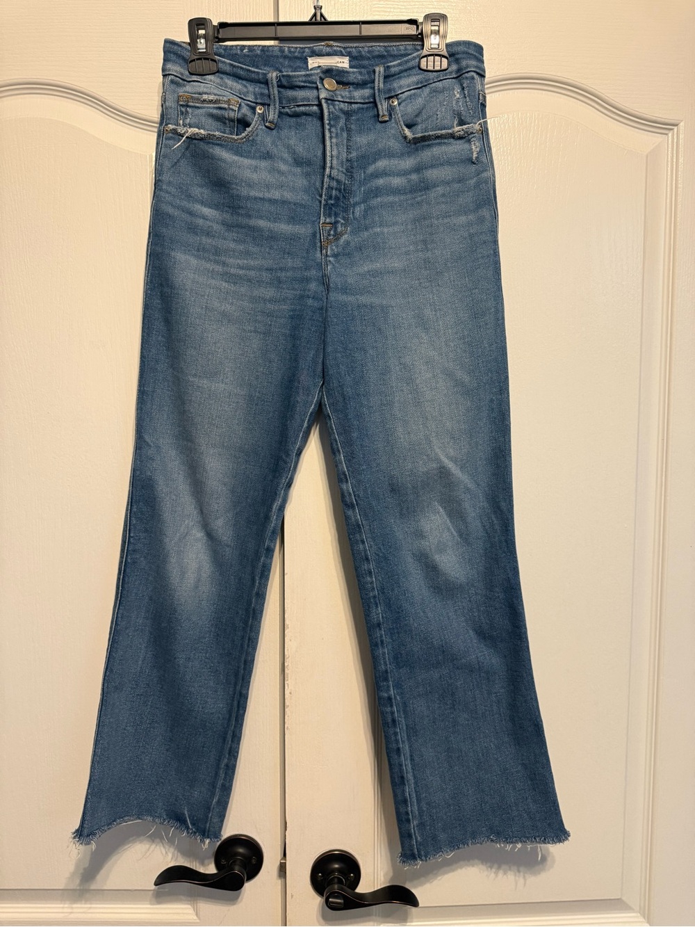 Good American Medium Blue Bootcut Jeans